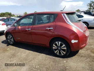 2015 Nissan LEAF SV with VIN 1N4AZ0CP0FC303912, listed as a Copart auction lot 64177143 with 24,733 mi miles. Bid and sale history available at carsss.com. Image 2.