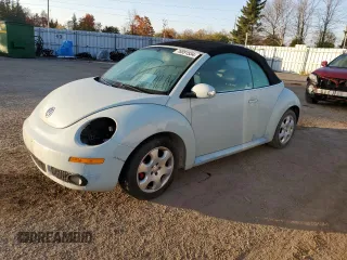 2006 Volkswagen Beetle with VIN 3VWRF21Y36M305470, listed as a Copart auction lot 76891534 with 284,610 mi miles and Salvage Title. Bid and sale history available at DreamBid. Image 1.