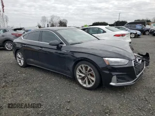 2021 Audi A5 Sportback Premium with VIN WAUABCF51MA062975, listed as a Copart auction lot 45342854 with 43,582 mi miles. Bid and sale history available at carsss.com. Image 4.