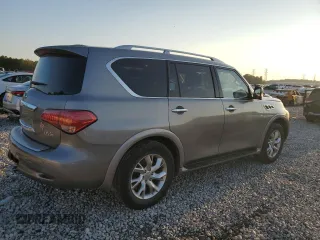 2013 Infiniti QX56 with VIN JN8AZ2NF6D9550988, listed as a Copart auction lot 71646664 with 114,335 mi miles and Salvage Title. Bid and sale history available at carsss.com. Image 3.