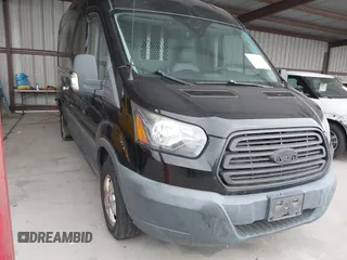 2017 Ford Transit with VIN 1FTYR2CM9HKB54645, listed as a IAAI auction lot 42077322 with 130,590 mi miles. Bid and sale history available at carsss.com. Image 1.