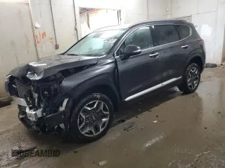 2023 Hyundai Santa Fe Hybrid SEL Premium with VIN 5NMS3DA14PH011334, listed as a Copart auction lot 54671685 with 45,756 mi miles and Salvage Title. Bid and sale history available at carsss.com. Image 1.