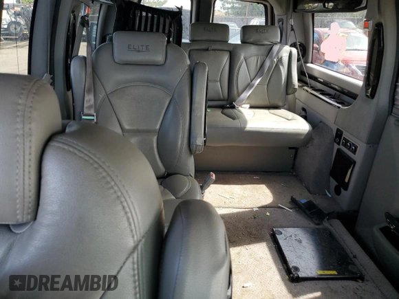 2014 GMC Savana Cargo Van Upfitter with VIN 1GDS8DC48E1157389, listed as a Copart auction lot 57834834 with 0 mi miles and Salvage Title. Bid and sale history available at carsss.com. Image 10.