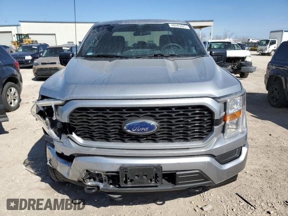 2022 Ford F-150 XL with VIN 1FTEX1EP7NKE51130, listed as a Copart auction lot 48245825 with 35,900 mi miles and Salvage title. Bid and sale history available at DreamBid. Image 5.