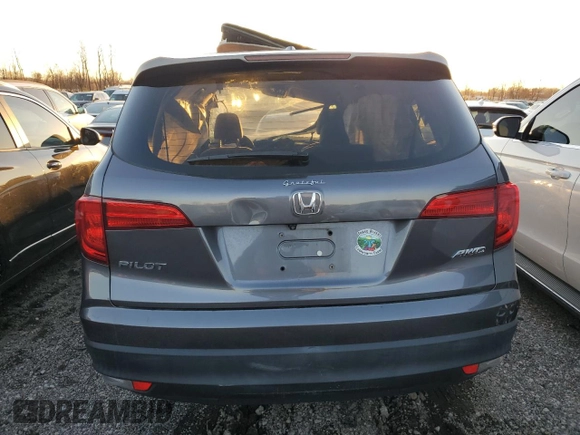 2017 Honda Pilot EX with VIN 5FNYF6H30HB081629, listed as a Copart auction lot 83344684 with 68,676 mi miles and Salvage Title. Bid and sale history available at DreamBid. Image 6.