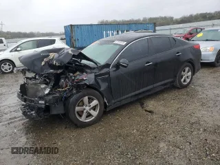 2014 Kia Optima LX z VIN 5XXGM4A74EG281215, wystawiony jako Copart lot #47813335 z przebiegiem Nie podano mil oraz Szkoda całkowita • Salvage title. Historia ofert i sprzedaży dostępna na DreamBid. Obrazek 1.