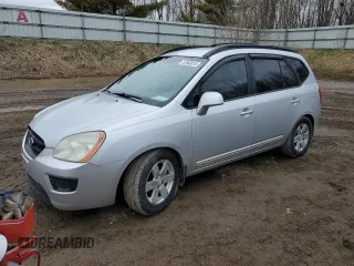 2008 Kia Rondo LX with VIN KNAFG526287205808, listed as a Copart auction lot 52969815 with 117,282 mi miles and Clean Title. Bid and sale history available at carsss.com. Image 1.