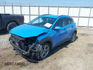 2022 Hyundai Kona SEL with VIN KM8K62AB0NU900007, listed as a IAAI auction lot 41700653 with 31,463 mi miles and . Bid and sale history available at carsss.com. Image 6.