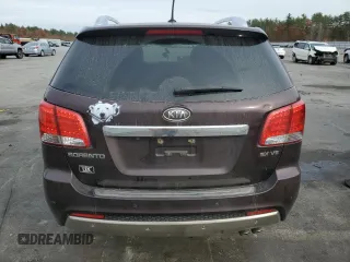 2012 Kia Sorento SX with VIN 5XYKWDA25CG192917, listed as a Copart auction lot 78385644 with 128,646 mi miles and Salvage Title. Bid and sale history available at carsss.com. Image 6.