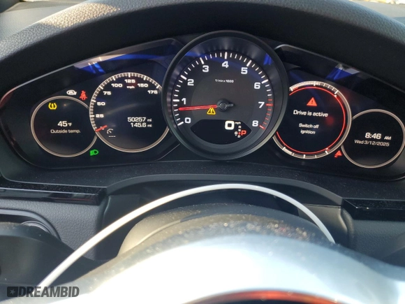 2019 Porsche Cayenne with VIN WP1AA2AY7KDA06776, listed as a Copart auction lot 48520185 with 50,257 mi miles and Salvage Title. Bid and sale history available at carsss.com. Image 9.