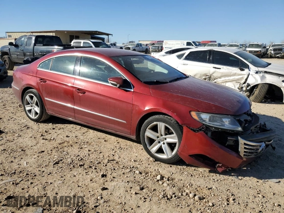 2014 Volkswagen CC R-Line with VIN WVWBN7AN2EE527559, listed as a Copart auction lot 42723175 with 116,306 mi miles and Salvage Title. Bid and sale history available at carsss.com. Image 4.