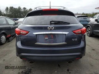2009 Infiniti FX with VIN JNRAS18W99M152572, listed as a Copart auction lot 46334185 with 204,396 mi miles and Salvage title. Bid and sale history available at DreamBid. Image 6.