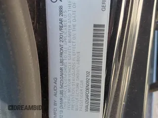 2014 Audi A7 Prestige с VIN WAU2GAFC0EN092102, выставлен на аукционе Copart как лот 53188665 с пробегом 102 767 миль миль и Списание • Salvage title. История ставок и продаж доступна на DreamBid. Изображение 15.