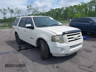 2008 Ford Expedition Limited z VIN 1FMFU19518LA23697, wystawiony jako IAAI lot #42090590 z przebiegiem Nie podano mil oraz . Historia ofert i sprzedaży dostępna na DreamBid. Obrazek 1.