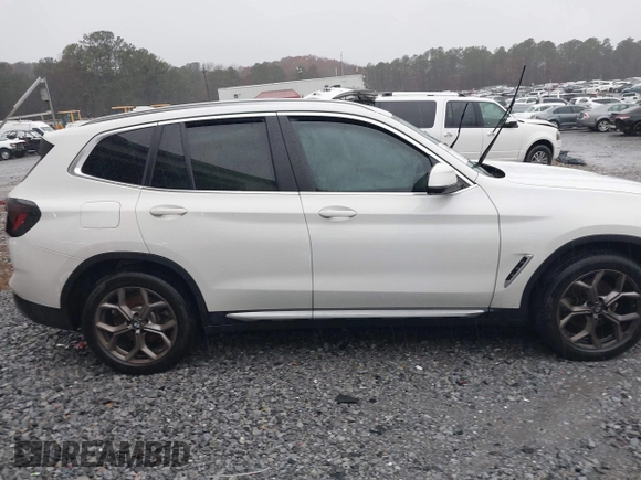 2024 BMW X3 sDrive30i with VIN WBX47DP07RN278665, listed as a IAAI auction lot 41054856 with Not Provided miles and . Bid and sale history available at DreamBid. Image 13.