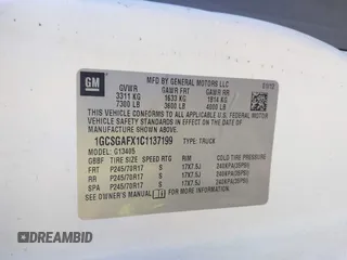 2012 Chevrolet Express Cargo Van with VIN 1GCSGAFX1C1137199, listed as a IAAI auction lot 41882425 with 278,373 mi miles. Bid and sale history available at carsss.com. Image 9.