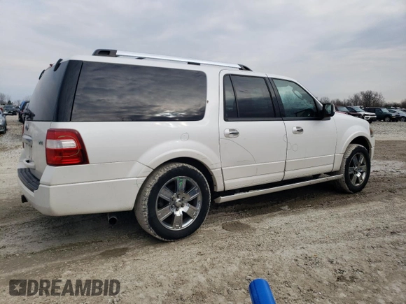 2010 Ford Expedition Max Limited with VIN 1FMJK2A57AEA38393, listed as a Copart auction lot 46665295 with 133,024 mi miles and Salvage title. Bid and sale history available at DreamBid. Image 3.