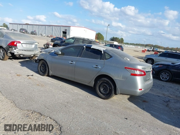 2013 Nissan Sentra S with VIN 3N1AB7APXDL640831, listed as a IAAI auction lot 40682260 with Not Provided miles and . Bid and sale history available at DreamBid. Image 3.