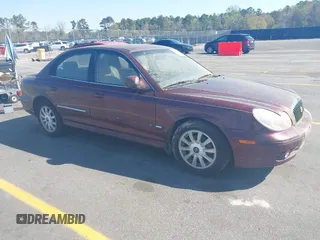 2005 Hyundai Sonata GLS with VIN KMHWF35H35A101314, listed as a IAAI auction lot 41874416 with 156,958 mi miles. Bid and sale history available at carsss.com. Image 1.