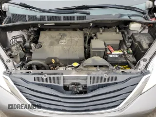 2013 Toyota Sienna LE AAS with VIN 5TDKK3DC3DS305228, listed as a Copart auction lot 57238075 with 204,001 mi miles and Salvage title. Bid and sale history available at DreamBid. Image 12.