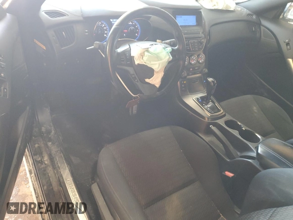 2015 Hyundai Genesis Coupe R-Spec with VIN KMHHU6KJ0FU124296, listed as a Copart auction lot 46195435 with 148,714 mi miles and Salvage title. Bid and sale history available at DreamBid. Image 8.