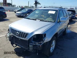 2002 Lexus RX with VIN JTJGF10U720140178, listed as a IAAI auction lot 41686562 with 166,211 mi miles. Bid and sale history available at carsss.com. Image 6.