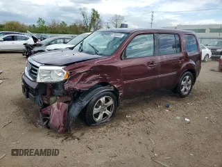 2013 Honda Pilot EX-L with VIN 5FNYF4H55DB044978, listed as a Copart auction lot 56664935 with 140,235 mi miles and Salvage title. Bid and sale history available at DreamBid. Image 1.