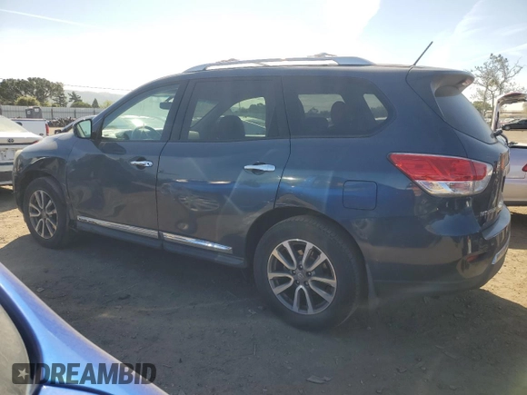 2016 Nissan Pathfinder S with VIN 5N1AR2MNXGC602906, listed as a Copart auction lot 52169205 with 118,194 mi miles and Salvage Title. Bid and sale history available at carsss.com. Image 2.