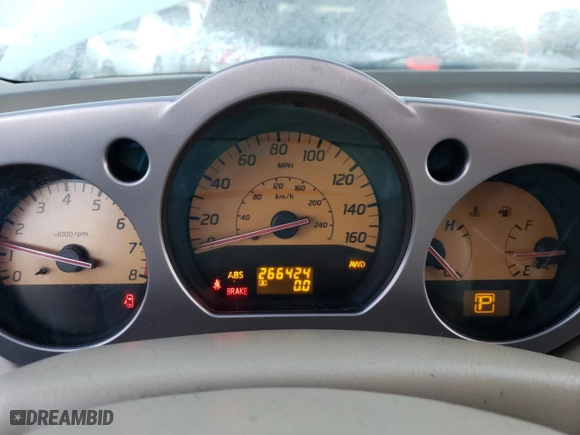 2003 Nissan Murano SE with VIN JN8AZ08W13W235595, listed as a Copart auction lot 80580544 with 266,424 mi miles and Salvage Title. Bid and sale history available at carsss.com. Image 9.
