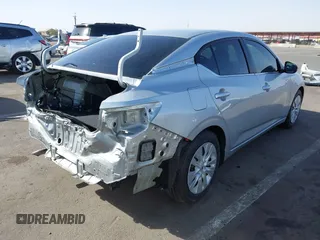 2023 Nissan Sentra S with VIN 3N1AB8BVXPY287582, listed as a IAAI auction lot 41743265 with 24,675 mi miles and . Bid and sale history available at DreamBid. Image 4.