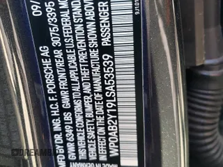 2020 Porsche Taycan 4S z VIN WP0AB2Y19LSA53539, wystawiony jako Copart lot #81319214 z przebiegiem 23 299 mil mil oraz Szkoda całkowita • Salvage title. Historia ofert i sprzedaży dostępna na DreamBid. Obrazek 13.
