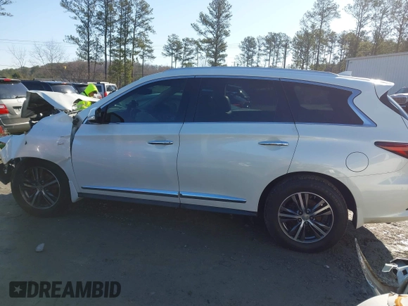 2017 Infiniti QX60 with VIN 5N1DL0MM8HC525934, listed as a IAAI auction lot 41768169 with 114,706 mi miles and . Bid and sale history available at DreamBid. Image 14.