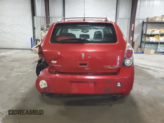 2009 Pontiac Vibe with VIN 5Y2SM67089Z475362, listed as a Copart auction lot 79842424 with 168,755 mi miles and Salvage Title. Bid and sale history available at carsss.com. Image 6.