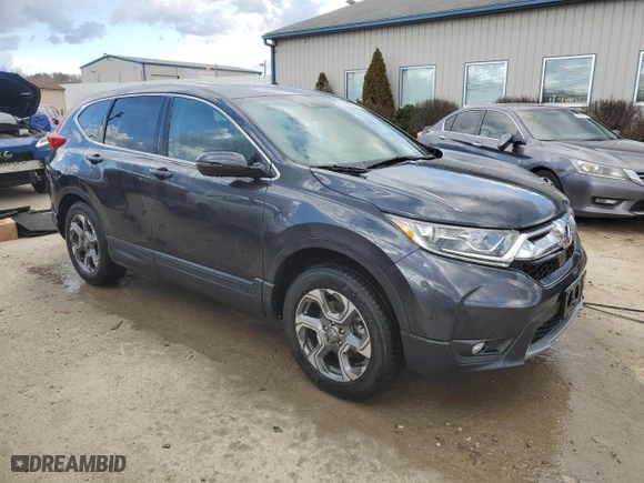 2019 Honda CR-V EX-L with VIN 5J6RW2H88KL021993, listed as a Copart auction lot 46496295 with 37,646 mi miles and Salvage Title. Bid and sale history available at carsss.com. Image 4.