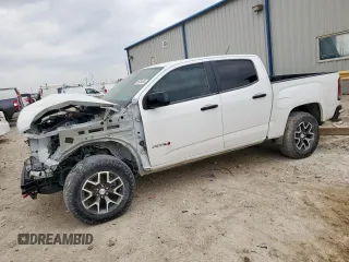 2021 GMC Canyon 4WD AT4 w/Leather with VIN 1GTG6FEN0M1122894, listed as a Copart auction lot 85734544 with 108,366 mi miles and Salvage Title. Bid and sale history available at carsss.com. Image 1.