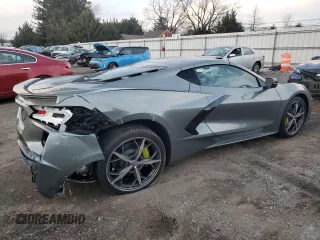 2023 Chevrolet Corvette 1LT with VIN 1G1YA2D40P5123103, listed as a Copart auction lot 85243864 with 12,302 mi miles and Salvage title. Bid and sale history available at DreamBid. Image 3.