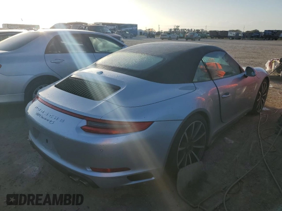 2017 Porsche 911 Carrera S with VIN WP0CB2A95HS154123, listed as a Copart auction lot 78064684 with 0 mi miles and Non Repairable. Bid and sale history available at carsss.com. Image 3.