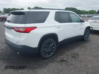 2021 Chevrolet Traverse RS with VIN 1GNERJKW9MJ233563, listed as a IAAI auction lot 42505578 with 57,999 mi miles and . Bid and sale history available at DreamBid. Image 4.