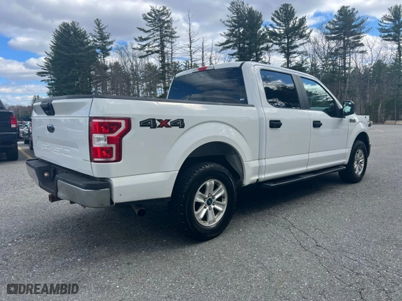 2019 Ford F-150 XL with VIN 1FTEW1E56KFA19067, listed as a Copart auction lot 53714145 with 185,601 mi miles and Clean Title. Bid and sale history available at carsss.com. Image 4.