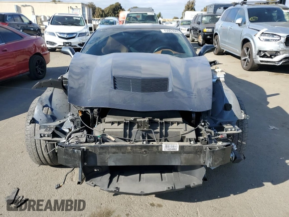 2017 Chevrolet Corvette 3LT with VIN 1G1YF2D75H5118511, listed as a Copart auction lot 43003065 with 22,883 mi miles and Salvage Title. Bid and sale history available at carsss.com. Image 5.