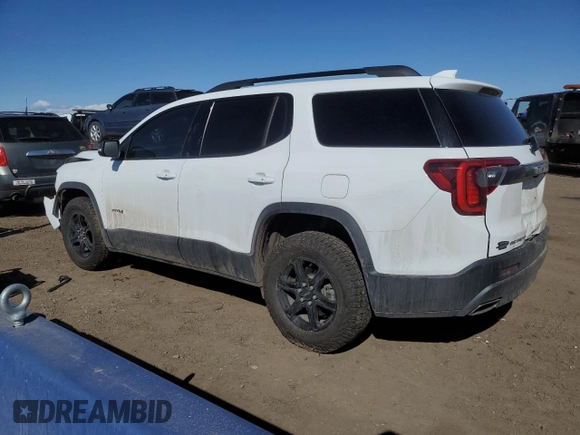 2021 GMC Acadia AT4 with VIN 1GKKNLLS1MZ235926, listed as a Copart auction lot 45810655 with 65,019 mi miles and Salvage Title. Bid and sale history available at carsss.com. Image 2.