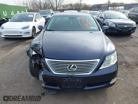 2008 Lexus LS LWB with VIN JTHGL46F785021269, listed as a IAAI auction lot 41882714 with 123,534 mi miles. Bid and sale history available at carsss.com. Image 12.