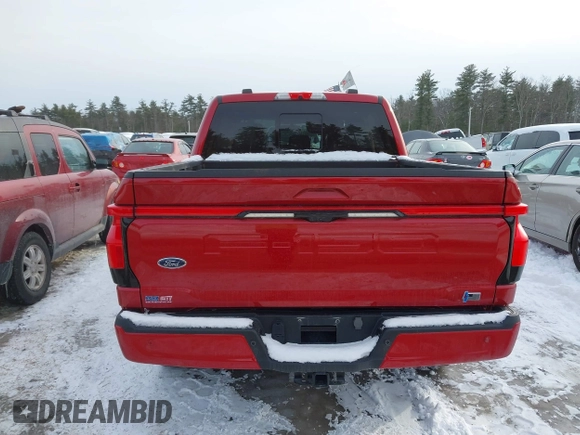 2023 Ford F-150 Lightning Pro with VIN 1FT6W1EV2PWG16485, listed as a IAAI auction lot 41496664 with 7,171 mi miles and . Bid and sale history available at DreamBid. Image 16.