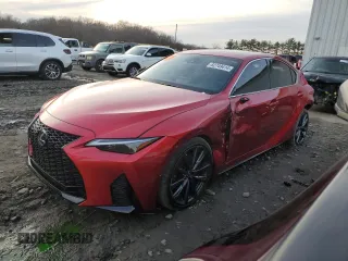 2023 Lexus IS with VIN JTHBZ1B25P5068468, listed as a Copart auction lot 82749414 with 12,517 mi miles and Salvage Title. Bid and sale history available at carsss.com. Image 1.