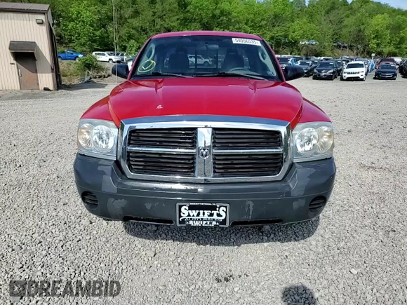 2005 Dodge Dakota ST with VIN 1D7HW22K95S236742, listed as a Copart auction lot 54056535 with 90,638 mi miles and Salvage title. Bid and sale history available at DreamBid. Image 13.