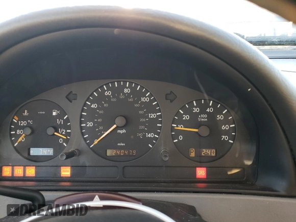 2002 Mercedes-Benz M-Class with VIN 4JGAB54E62A297849, listed as a Copart auction lot 83912114 with 240,479 mi miles and Salvage Title. Bid and sale history available at carsss.com. Image 9.