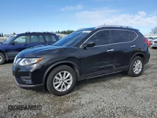 2017 Nissan Rogue SV with VIN KNMAT2MT9HP585997, listed as a Copart auction lot 44542315 with 103,319 mi miles and Salvage Title. Bid and sale history available at carsss.com. Image 1.