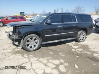 2019 Cadillac Escalade ESV Luxury z VIN 1GYS4HKJ7KR162914, wystawiony jako Copart lot #47359855 z przebiegiem 185 005 mil mil oraz Szkoda całkowita • Salvage title. Historia ofert i sprzedaży dostępna na DreamBid. Obrazek 1.