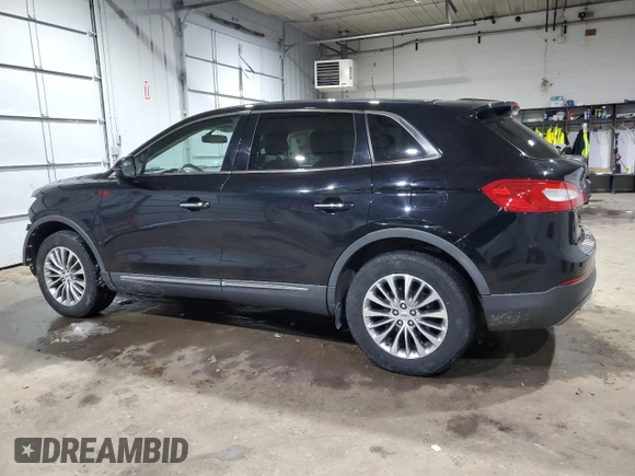 2016 Lincoln MKX Select with VIN 2LMTJ8KR2GBL55622, listed as a Copart auction lot 43818175 with 55,938 mi miles and Salvage Title. Bid and sale history available at DreamBid. Image 2.