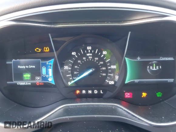 2014 Ford Fusion SE Hybrid with VIN 3FA6P0LU7ER293753, listed as a IAAI auction lot 41968592 with 173,895 mi miles and . Bid and sale history available at DreamBid. Image 7.